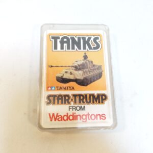 Star Trumps Cards Waddingtons 1978 TANKS Tamiya Models Complete Set