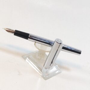 Vintage brushed chrome Waterman Fountain pen France sold by Sweilems in Amman
