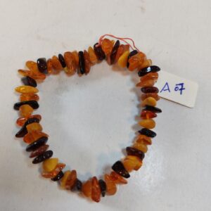 Genuine 100% natural Baltic amber bracelet - natural shape amber beads A07