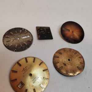 Lot of 23 vintage watch dials only in bad conditions sold by Sweilems in Amman