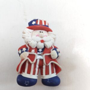 Uncle Sam Patriotic rubber Vintage brooch Pin sold by Sweilems in Amman