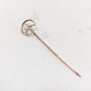 Vintage Mercedes Benz Logo - Pin silver plated 4 8cm long Original sold by Sweilems in Amman