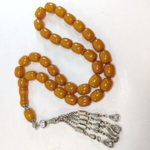 33 Beads Sandalus Tasbih Prayer Beads Misbaha Subha Crescent Star 16*13mm