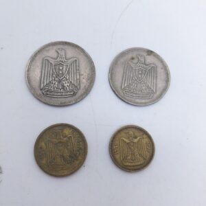 Old Vintage Coins from UAR United Arab Republic 10,5,2.5 Rare #11842