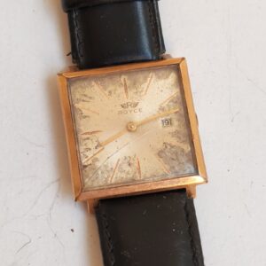 vintage Royce square men's wristwatch for parts sold by Sweilems in Amman