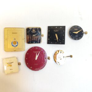 7 VINTAGE SMALL WOMEN'S WATCH DIALS LOT FOR PARTS NONE WORKING sold by Sweilems in Amman