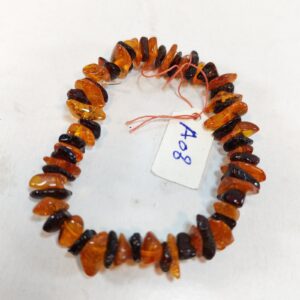 Genuine 100% natural Baltic amber bracelet - natural shape amber beads A08