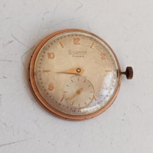vintage Silvana antimagnetic 17 rubis Swiss-made watch movement working sold by Sweilems in Amman