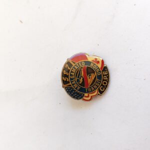 vintage pin badge from the Amalgamated Transit Union Local 587 sold by Sweilems in Amman