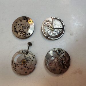 4 VINTAGE WATCH MECHANICAL MOVEMENTS FOR PARTS NOT WORKING LOT4 sold by Sweilems in Amman