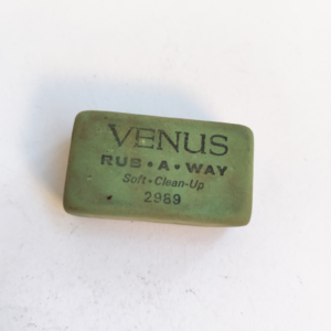 vintage Venus "Rub-A-Way" eraser, model number 2989