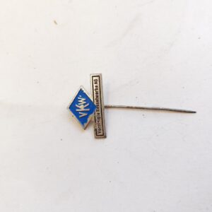 vintage pin featuring the VKW logo and the text Vereinigte Kesselwerke AG sold by Sweilems in Amman