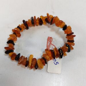 Genuine 100% natural Baltic amber bracelet - natural shape amber beads A05