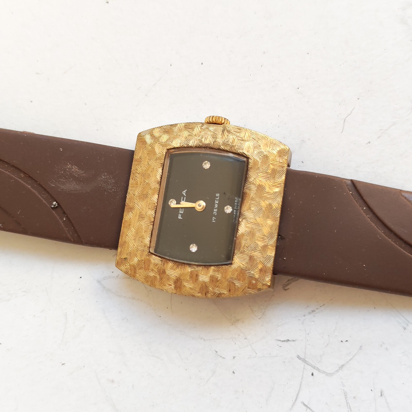 vintage Felca ladies wristwatch hand winding gold plated 10micron sold by Sweilems in Amman