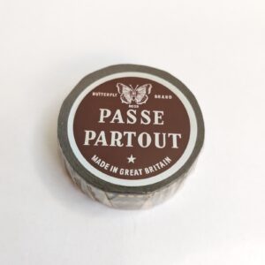 Passe Partout Vintage NOS gummed paper framing tape water-activated tape UK sold by Sweilems in Amman