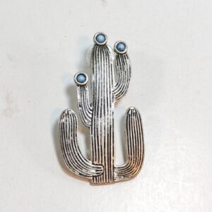 Cactus Metal pin or single earing 2 sold by Sweilems in Amman