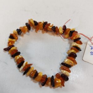 Genuine 100% natural Baltic amber bracelet - natural shape amber beads A01