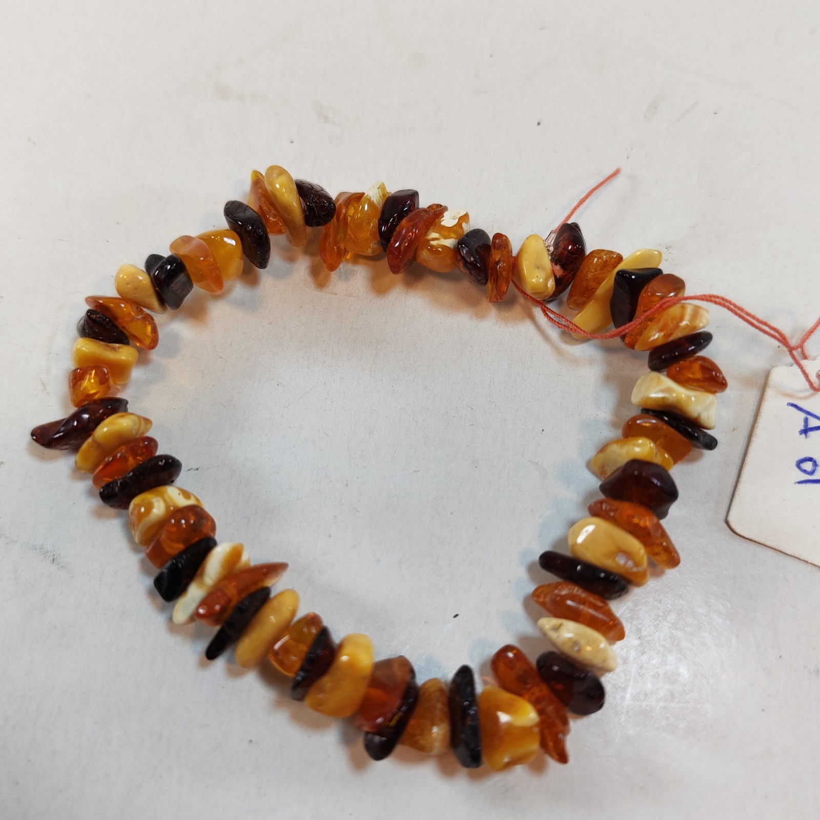 Genuine 100 natural Baltic amber bracelet - natural shape amber beads A01 sold by Sweilems in Amman