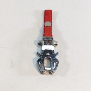 Rare Silver Tone George Gina Lucy Carabiner GGL Bag Charm Key Ring Leather sold by Sweilems in Amman