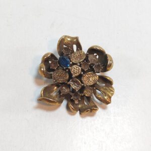 Vintage Brass Flower Brooch Pin Gold Tone 1 2 sold by Sweilems in Amman