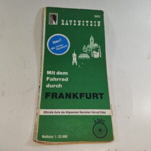 vintage Ravenstein 980 Frankfurt bicycle map sold by Sweilems in Amman