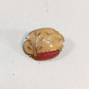 vintage enamel brooch with a stylized landscape design 1 sold by Sweilems in Amman