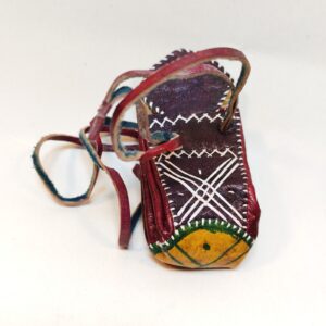 African Tuareg Hand Made Genuine leather coins beads pouch 4 sold by Sweilems in Amman