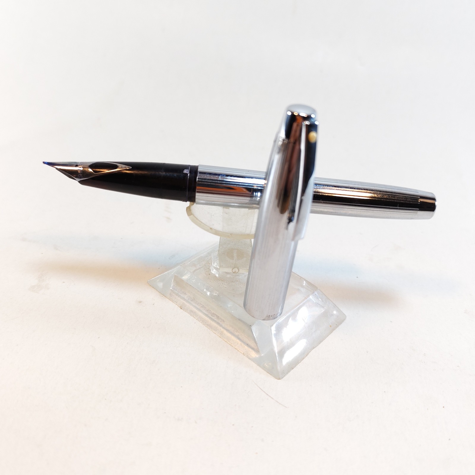 Sheaffer Imperial Fountain Pen Metal chrome body USA sold by Sweilems in Amman
