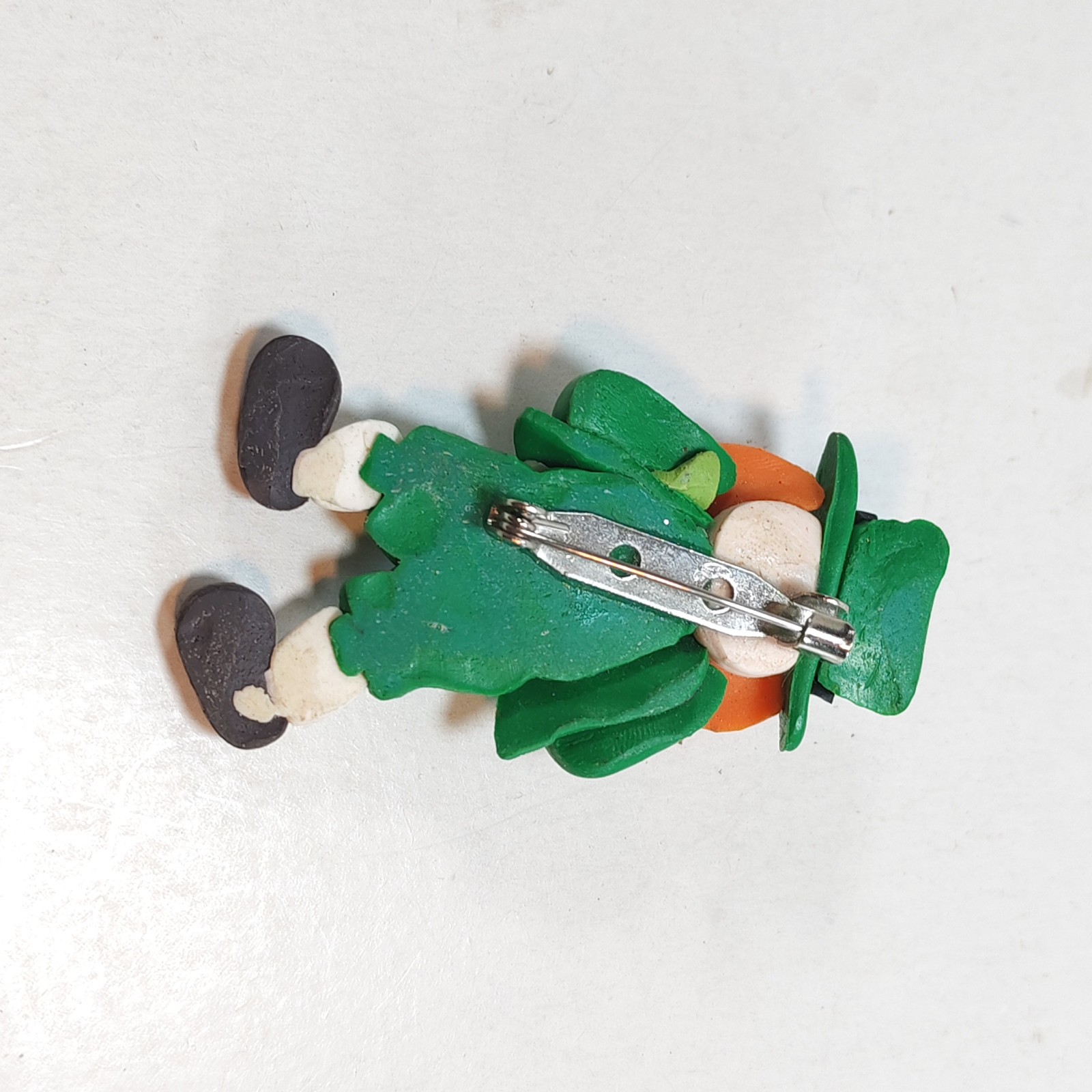 St Patrick pin brooch 2 detail photograph