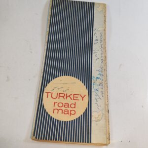 Vintage 1970s Turkey Road Map sold by Sweilems in Amman