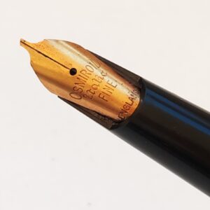 Vintage Osmiroid Fountain Pen,Italic Fine Nin, England #11743