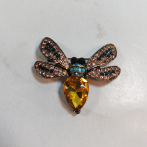 Rhinestone Vintage Bee Brooch Large Insect Pin Brooch 2 sold by Sweilems in Amman