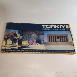 vintage Turkish highway map produced by the Turkish General Directorate of Highw sold by Sweilems in Amman