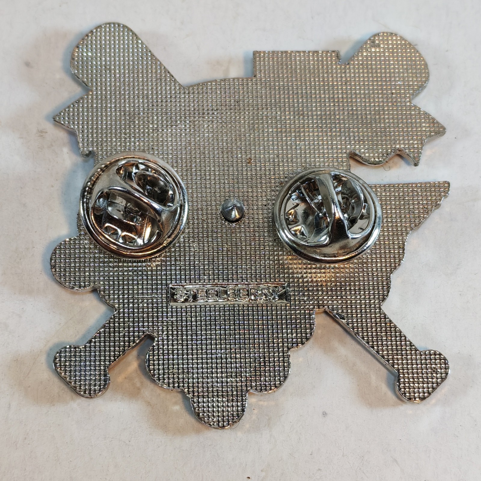 Hard Working Days Off Baseball Pin steelberry 1 5 detail photograph