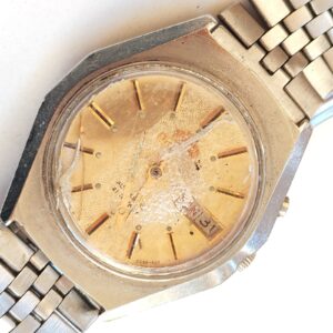 VINTAGE ORIENT 38MM AUTOMATIC MENS WATCH NEEDS REPAIR
