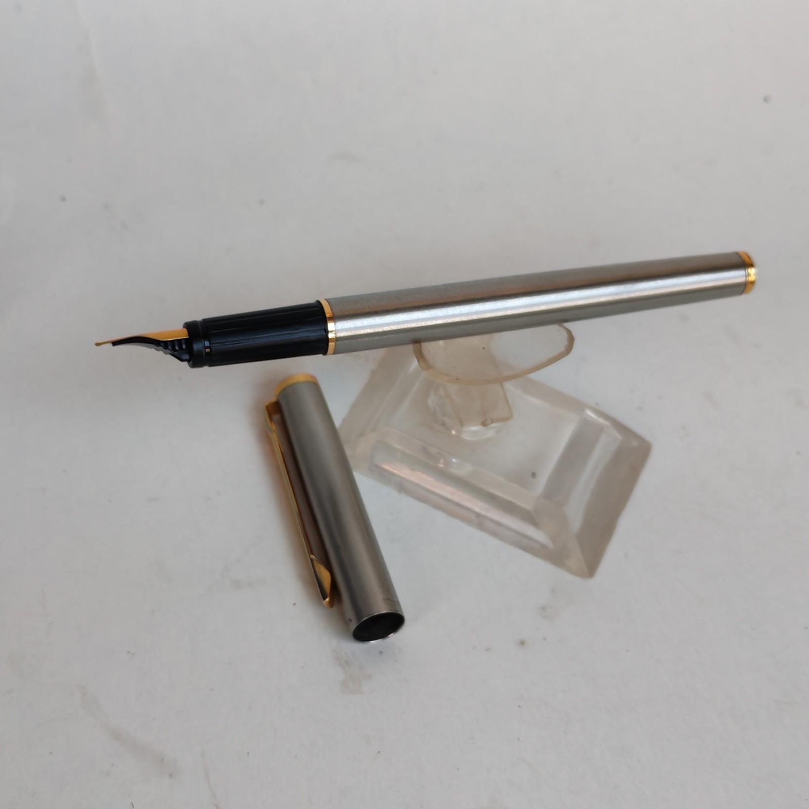Vintage herlitz fountain pen made in west germany detail photograph