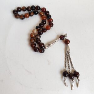 Natural Agate Stone Rosary Very Beautiful Tasbih - Prayer Beads #067