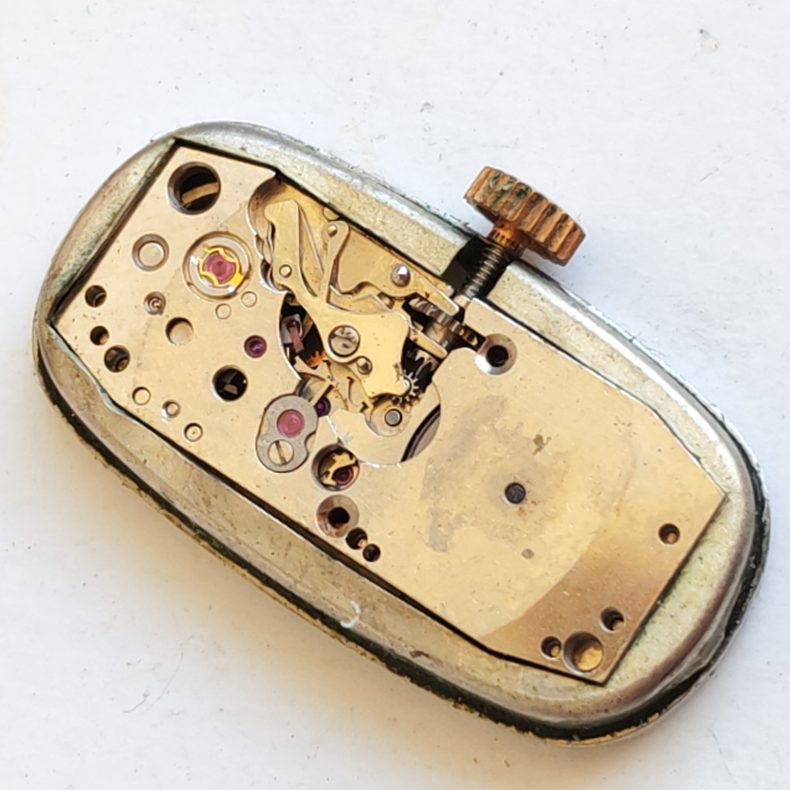 Vintage Eldor Women's Hand Winding Watch Gold Plated Marked 10 - Image 12
