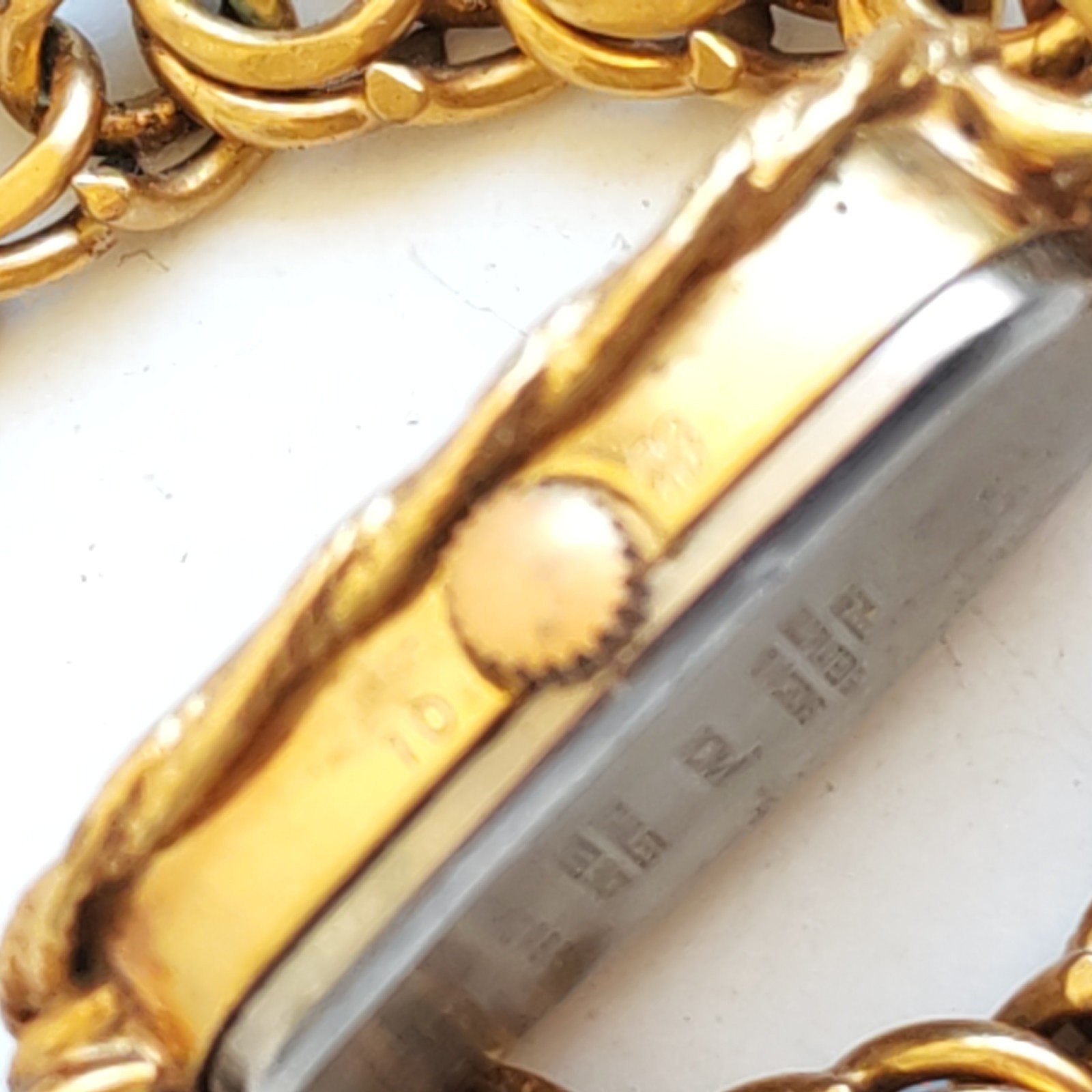 Vintage Eldor Women's Hand Winding Watch Gold Plated Marked 10 - Image 5