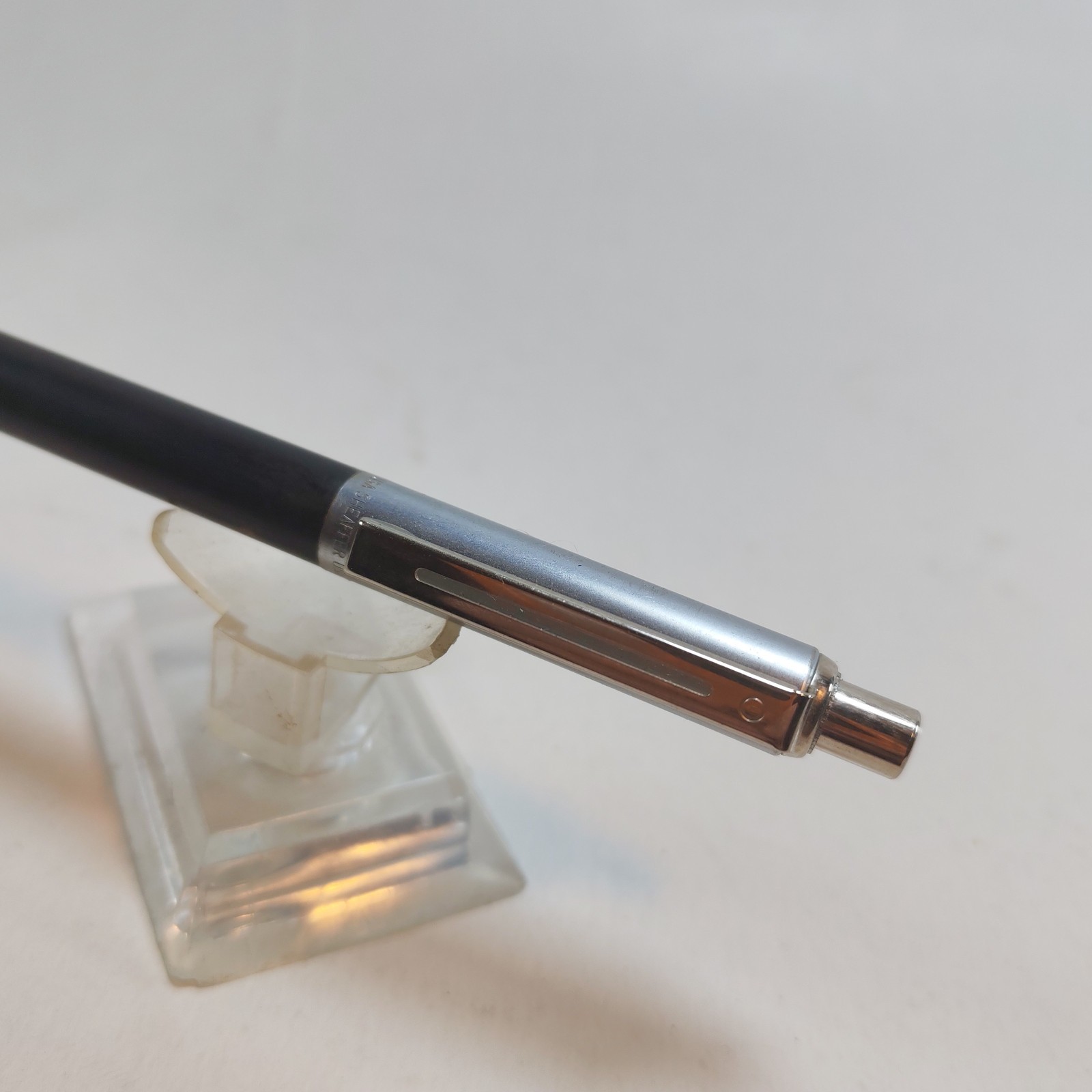 Vintage Sheaffer 321 Ballpoint pen USA Black needs refill detail photograph