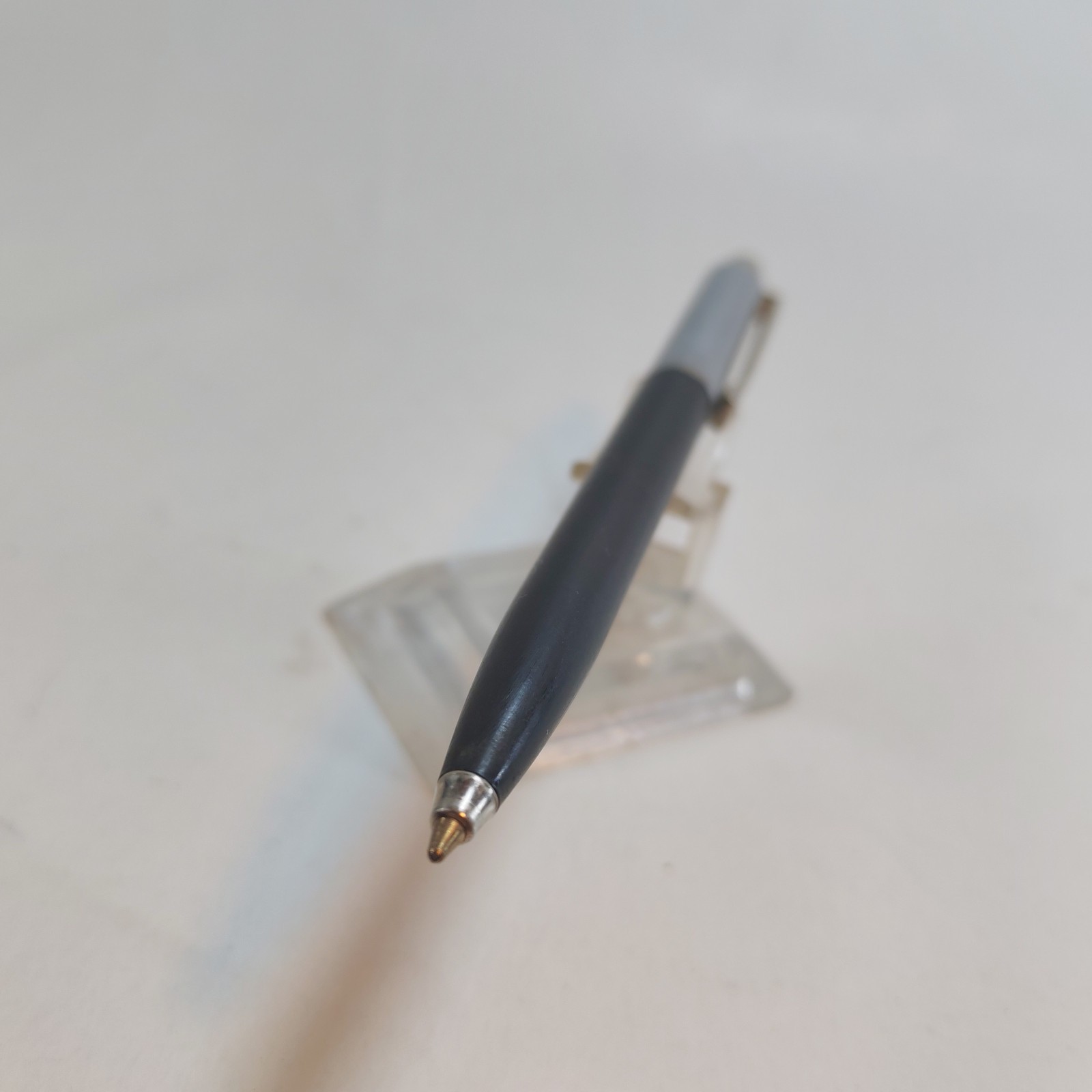 Vintage Sheaffer 321 Ballpoint pen USA Black needs refill detail photograph