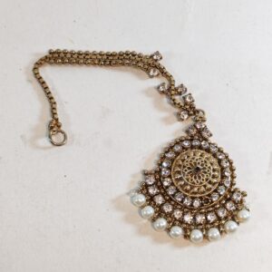 maang tikka a traditional Indian headpiece 6 sold by Sweilems in Amman