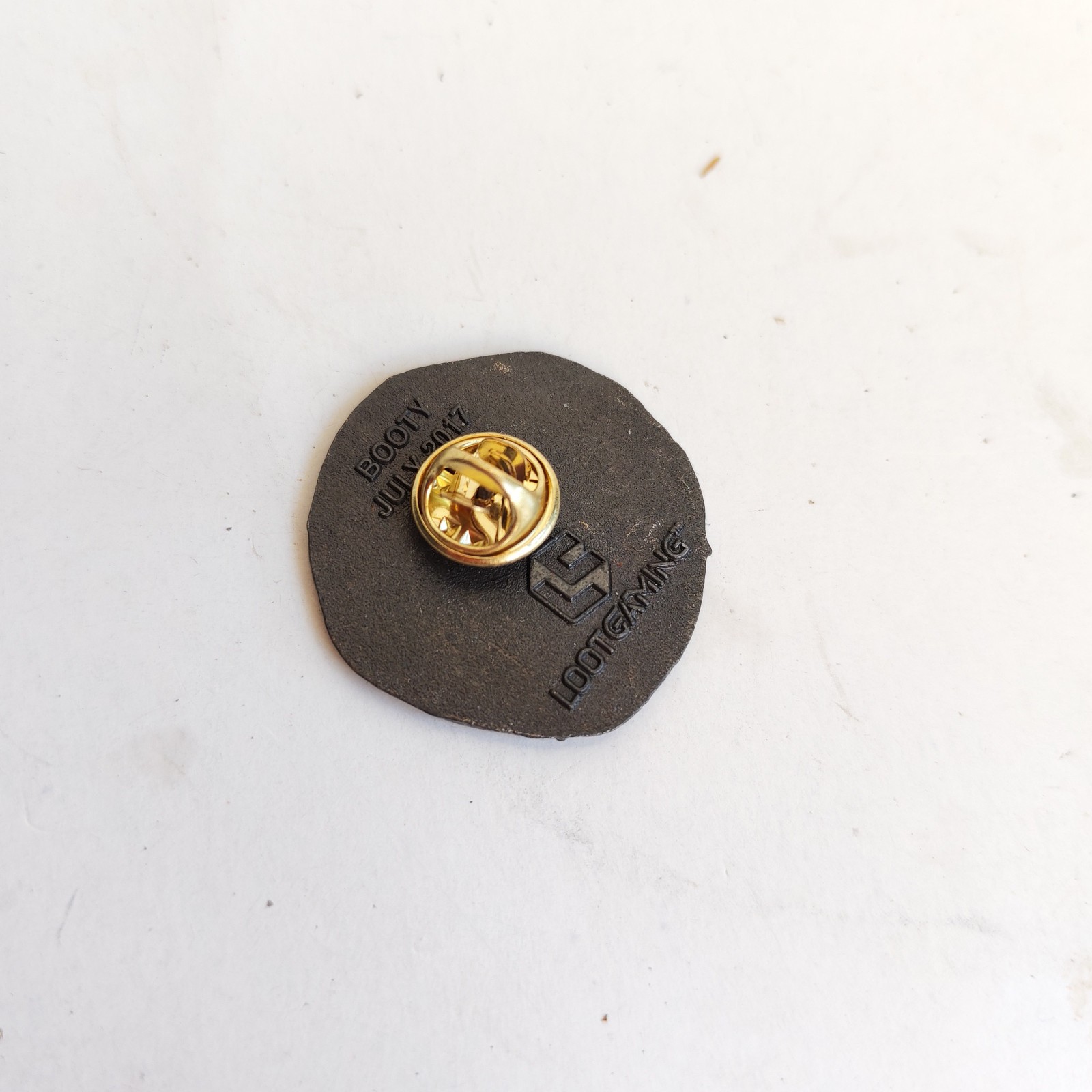 replica Spanish 8 Reales cob coin Pin detail photograph