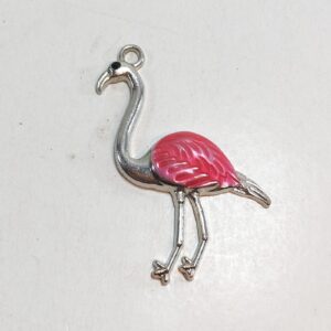 Enamel Flamingo Charm Pendant 2 sold by Sweilems in Amman