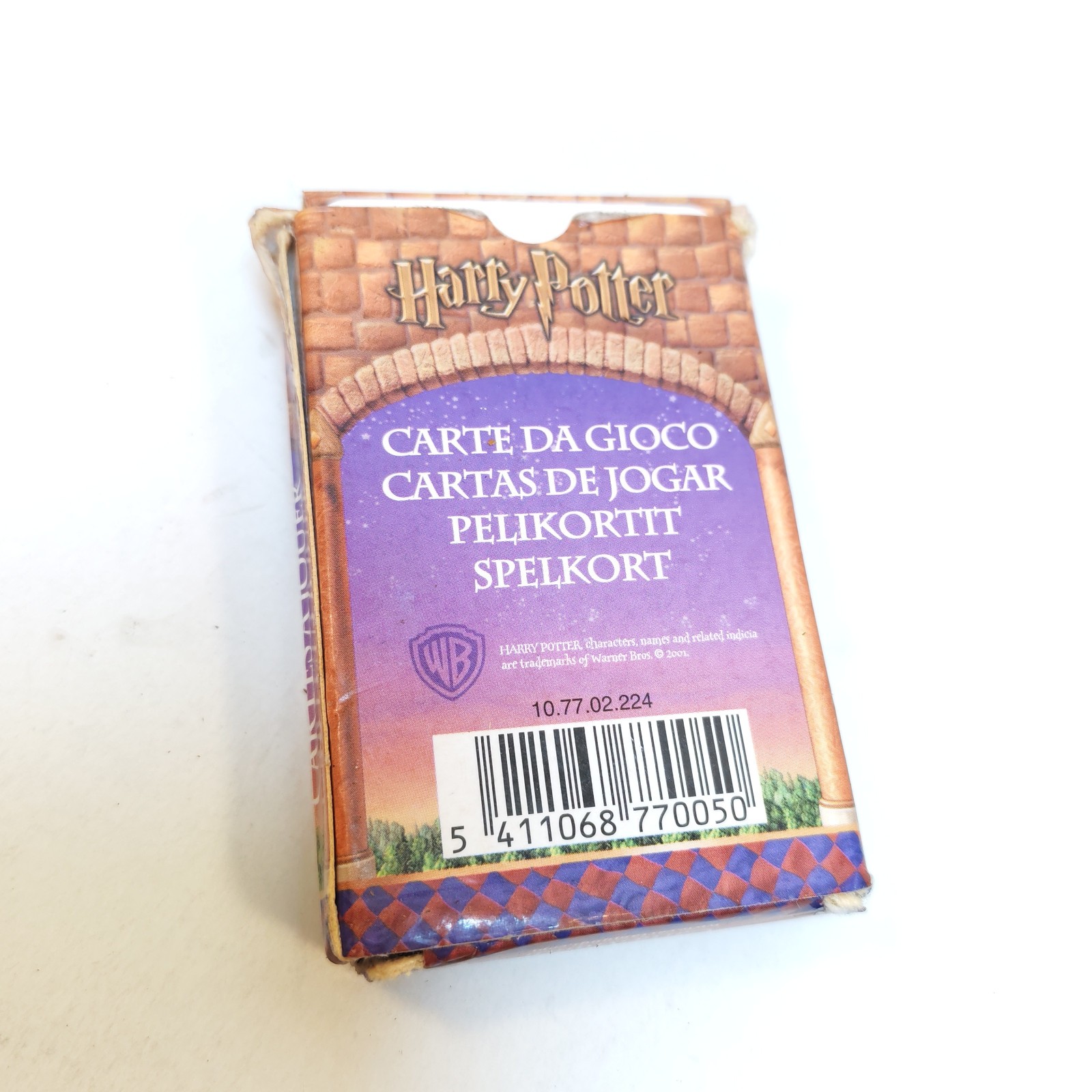 Harry Potter Playing Cards Complete Set Warner Bros 2001 Carts Mundi Illustrated detail photograph