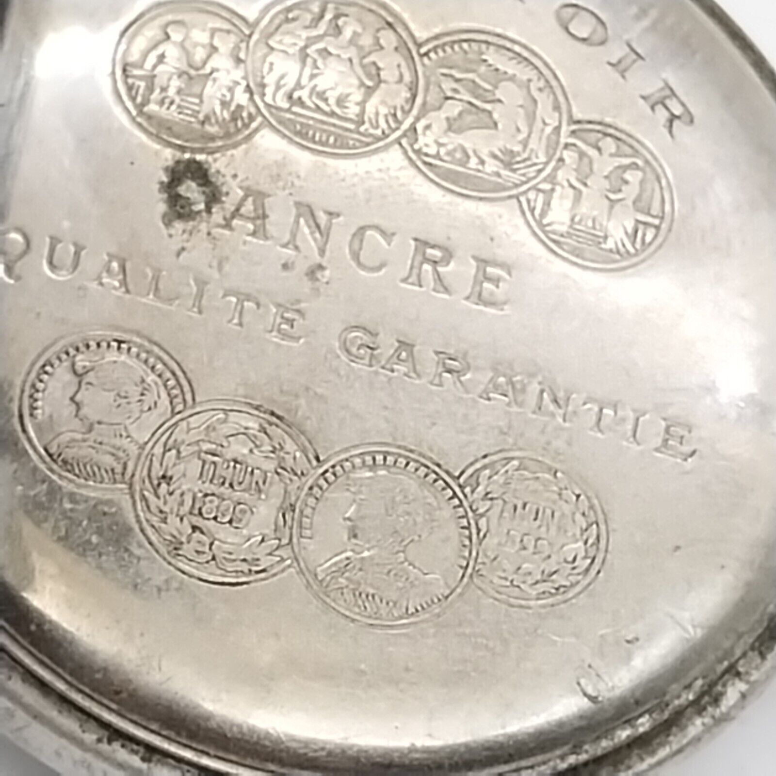 Rare Vintage Antique Remontoir Ancre Pocket Watch, For Arab Marketplace - Image 13