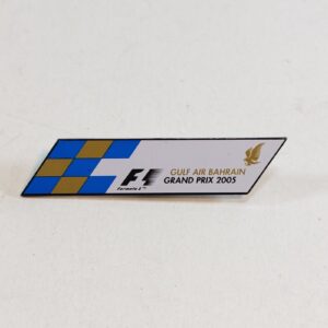 vintage Formula 1 Gulf Air Bahrain Grand Prix 2005 souvenir pin 2 sold by Sweilems in Amman