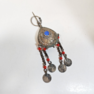 Vintage Rare Moroccan Berber Fibula Pendant Brooch