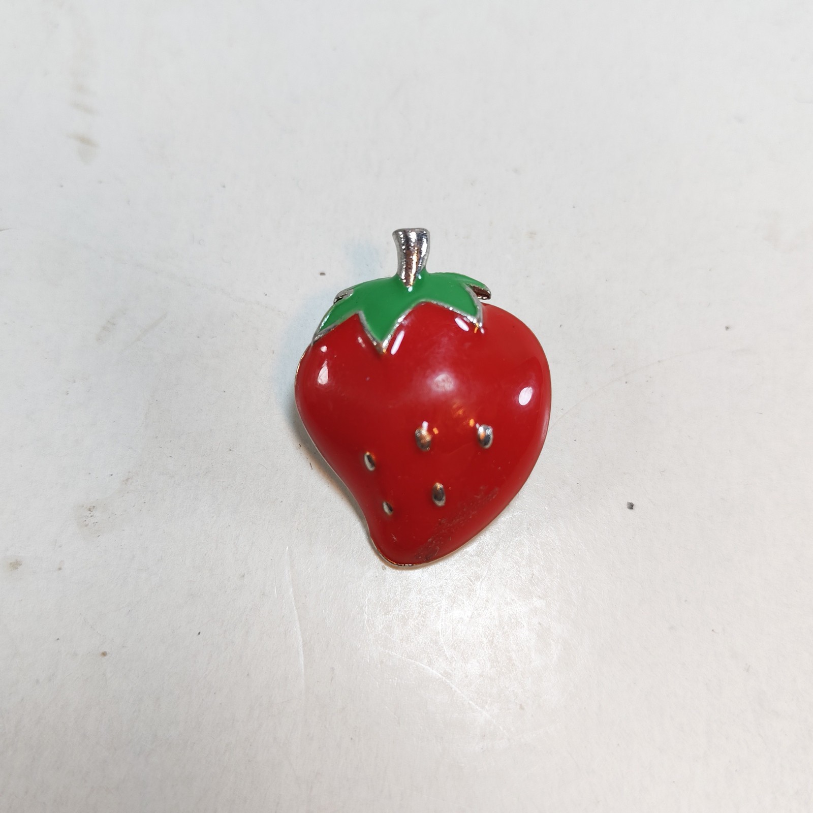 enamel strawberry brooch pin 1 2 sold by Sweilems in Amman