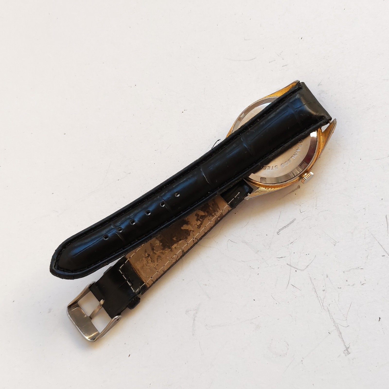 vintage Cronel Hand Winding 23 Jewel 34mm needs service detail photograph
